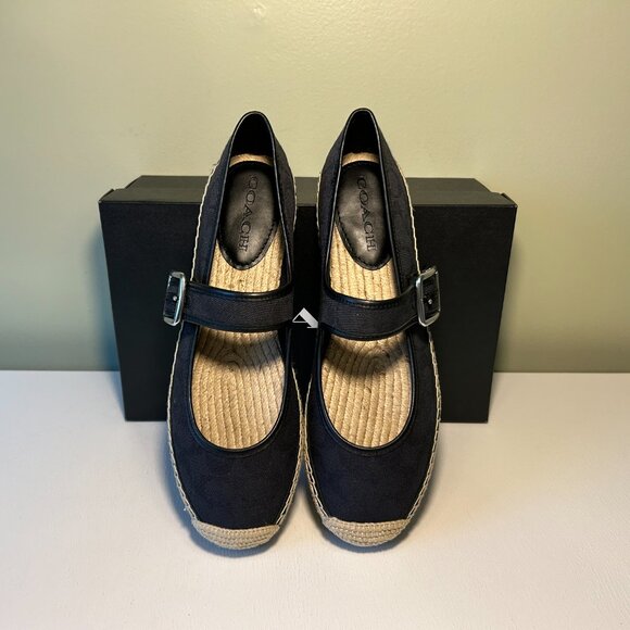 Coach Courtney Espadrille In Signature Canvas - Picture 1 of 12